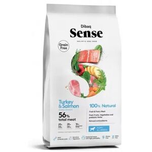 Dibaq Sense Puppy Grain Free Salmón Y Pavo 2 X 12 Kg