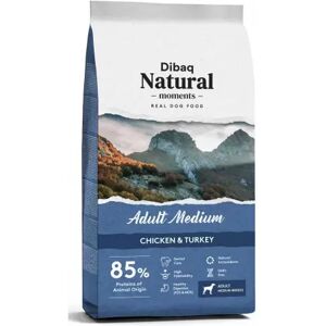 Dibaq Natural Moments Adult Medium Pollo Y Pavo 2 X 15 Kg