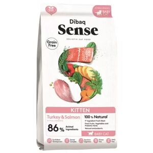 Dibaq Sense Kitten Grain Free Pavo Y Salmón Gato 2 X 6 Kg