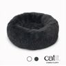 Camas Para Gatos Catit Cama Fluffy Gris Oscuro 60x60x20 - CATIT