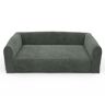 Beau Rivage Cama para perro de pana verde tamaño l - 95 x 70 x 28 cm