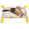 Nobleza Alfombrilla Scratcher Cat, Almohadilla De Sisal Natural, Estera para Rascar El Gato, Protege El Piso y El Sofá (45x34cm, Marrón)