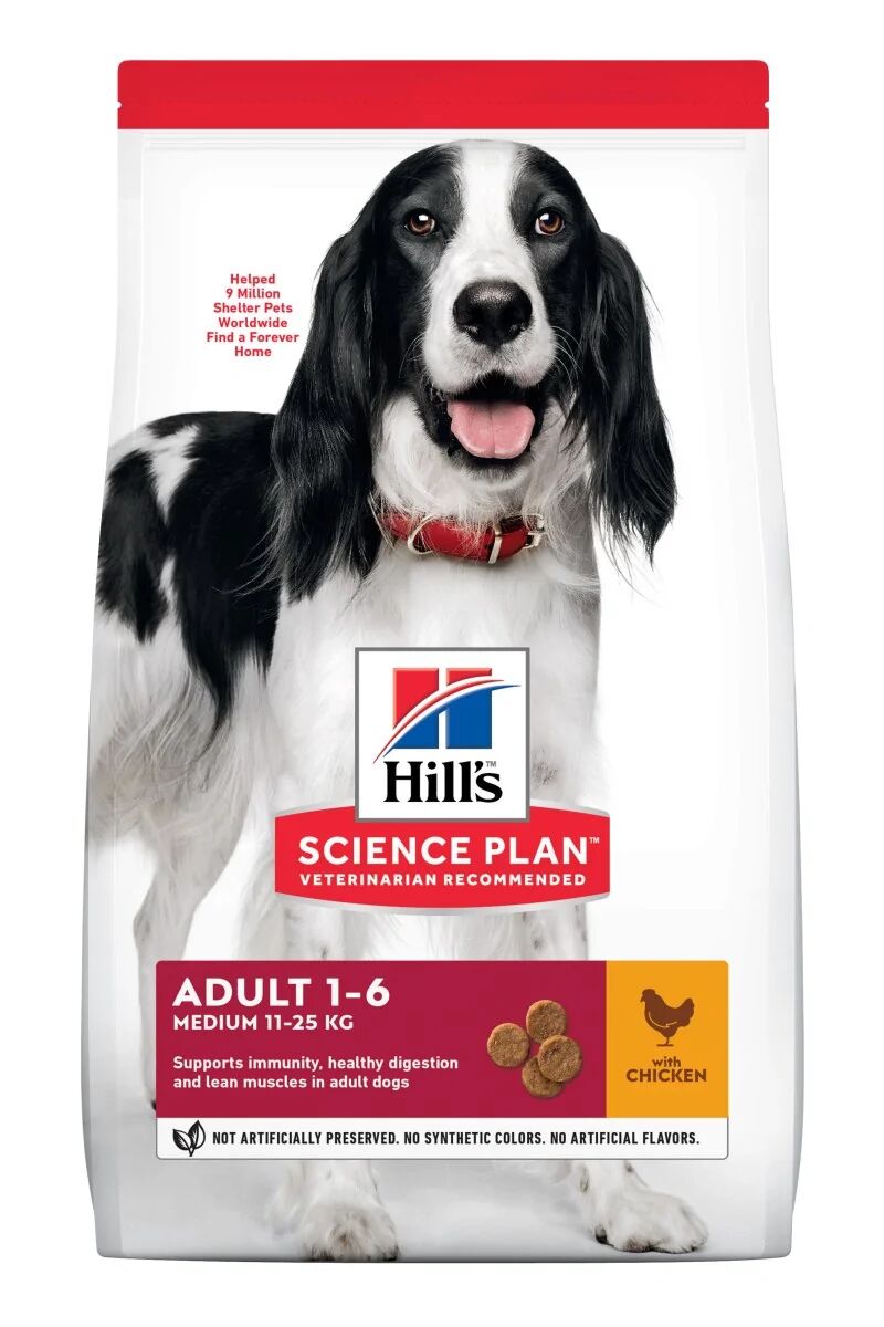 Dieta Proteinas Perro HillS Hsp Canine Adult Medium Pollo 2,5Kg - HILLS