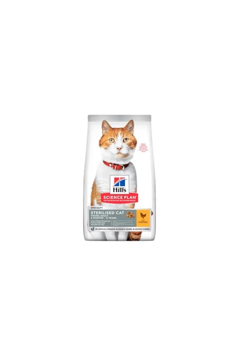 Dieta Proteinas Gato HillS Hsp Feline Adult Sterilised Pollo 3Kg - HILLS