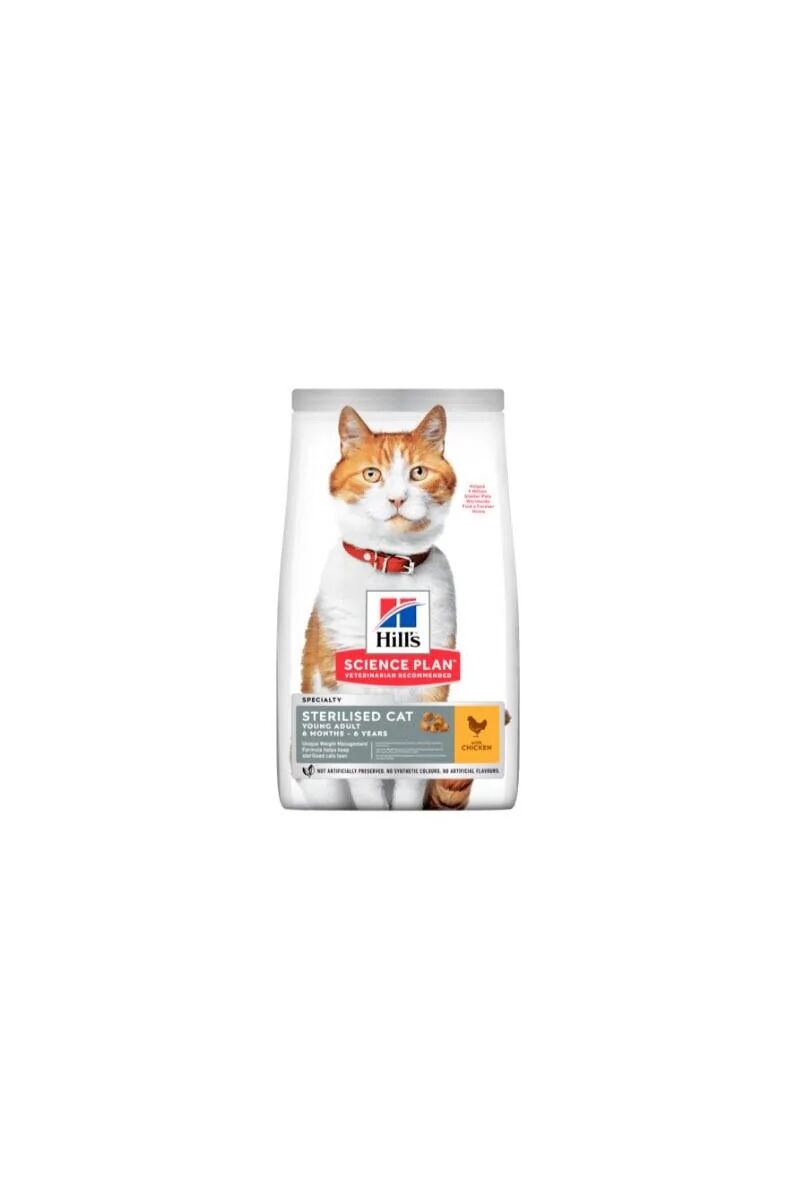 Dieta Proteinas Gato HillS Hsp Feline Adult Sterilised Pollo 7Kg - HILLS