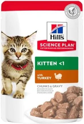 Dieta Proteinas Gato HillS Hsp Feline Kitten Pavo Pouch Caja 12X85Gr - HILLS