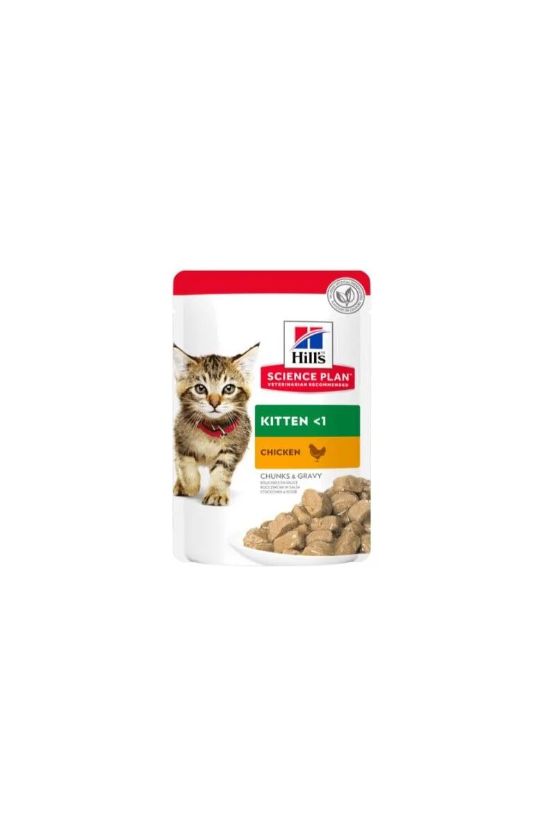 Dieta Proteinas Gato HillS Hsp Feline Kitten Pollo Pouch Caja 12X85Gr - HILLS