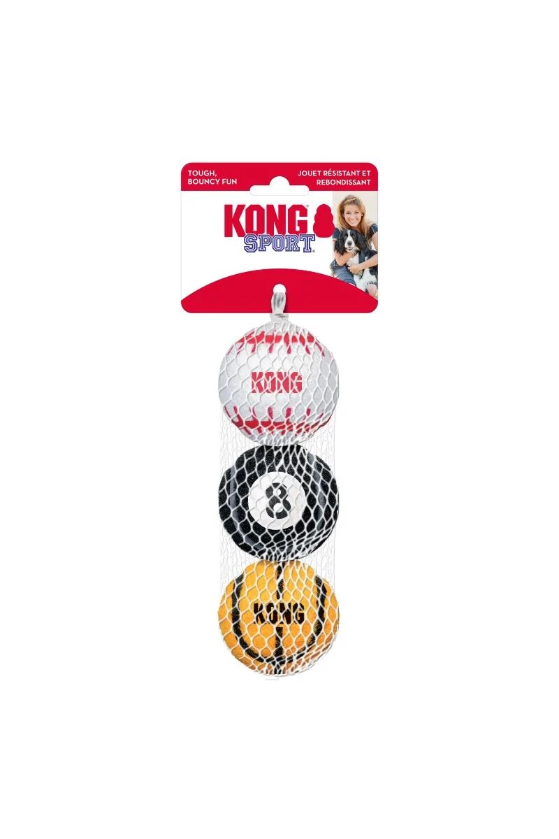 Juguete Kong Sports Balls Medium Malla 3Uds Abs2E - KONG
