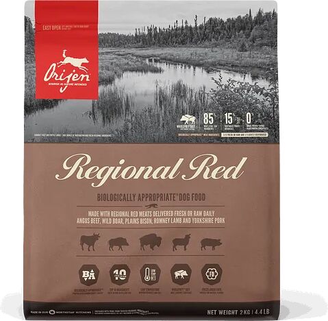 Comida Natural Perro Orijen Canine Adult Regional Red 2Kg - ORIJEN