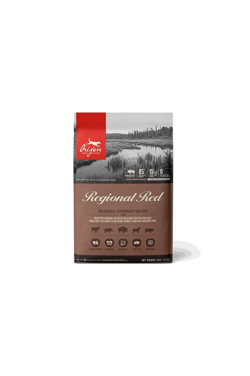 Comida Natural Perro Orijen Canine Adult Regional Red 6Kg - ORIJEN