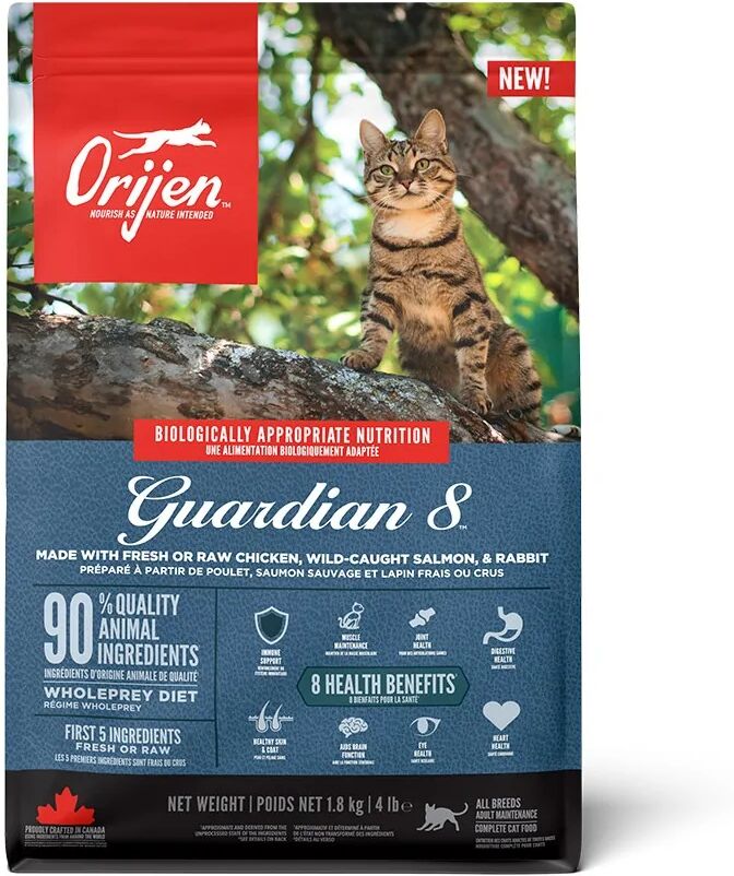 Comida Natural Gato Orijen Feline Guardian 8 1,8Kg - ORIJEN