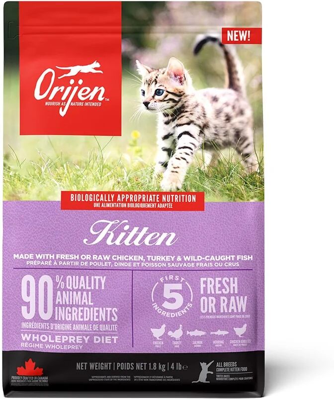 Comida Natural Gato Orijen Feline Kitten 1,8Kg - ORIJEN