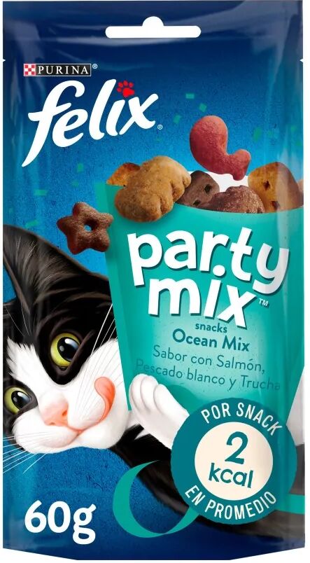 Dieta Natural Gato Felix Party Feline Mix Ocean Caja 8X60Gr - PURINA