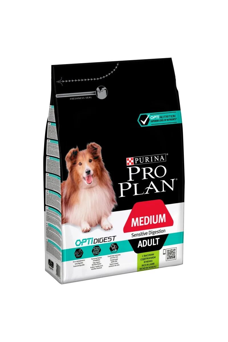 Dieta Natural Perro Pro Plan Canine Adult Digest Medium Cordero 3Kg - PURINA