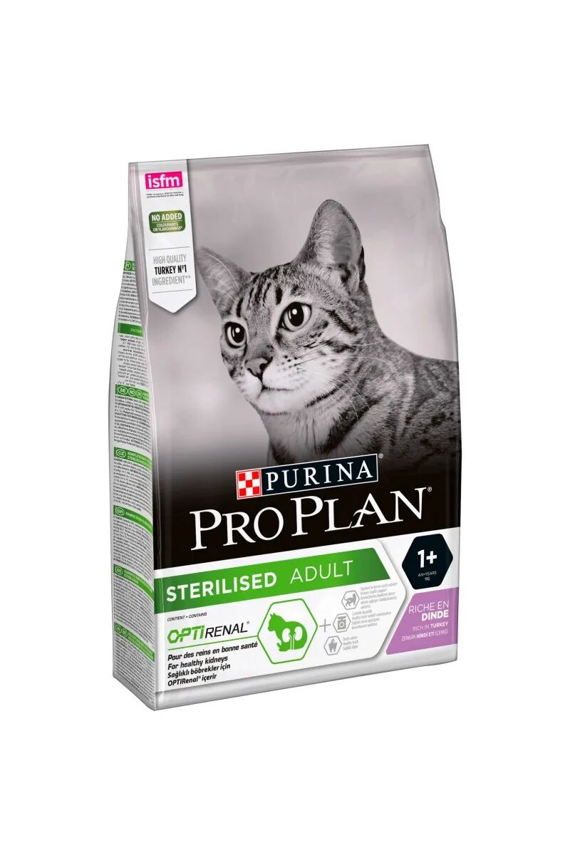 Dieta Natural Gato Pro Plan Feline Adult Sterilised Pavo 3Kg - PURINA