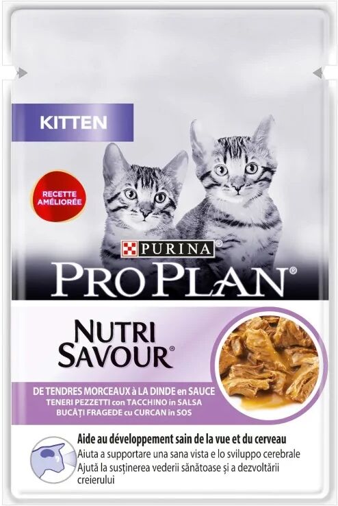 Dieta Natural Gato Pro Plan Feline Junior Pavo 26X85Gr - PURINA