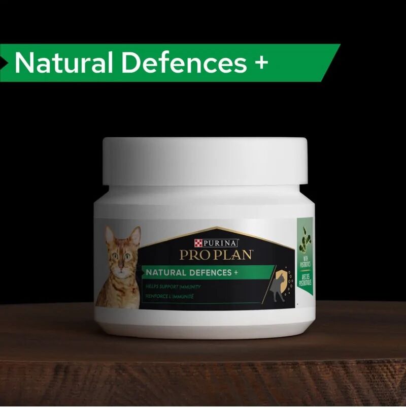 Dieta Natural Gato Pro Plan Suplemento Gato Natural Defences 4X60Gr - PURINA