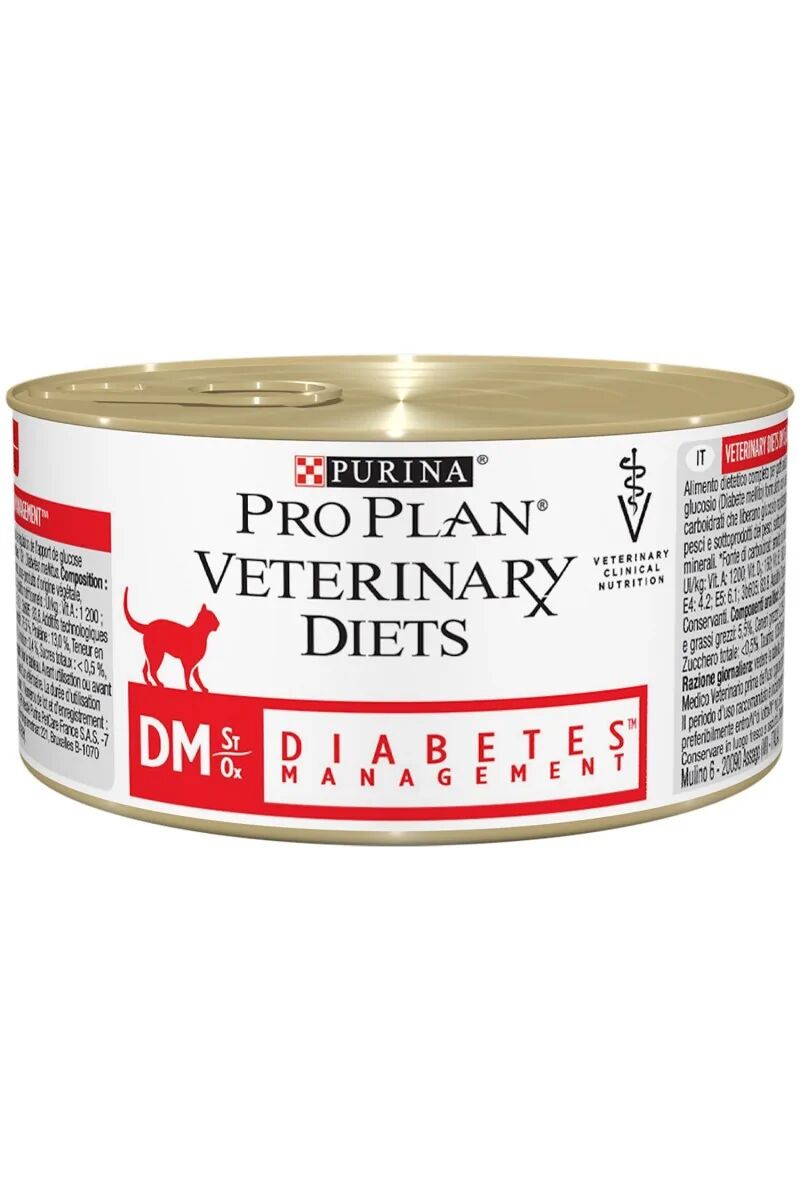 Dieta Natural Gato Pro Plan Vet Feline Dm Diabetes Caja 24X195Gr - PURINA