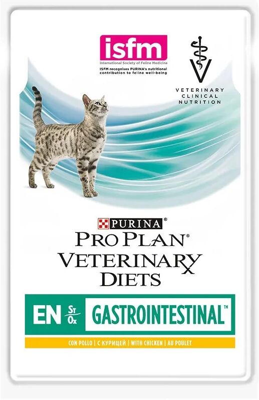 Dieta Natural Gato Pro Plan Vet Feline En Gastrointestinal Caja Pouch 10X85Gr - PURINA