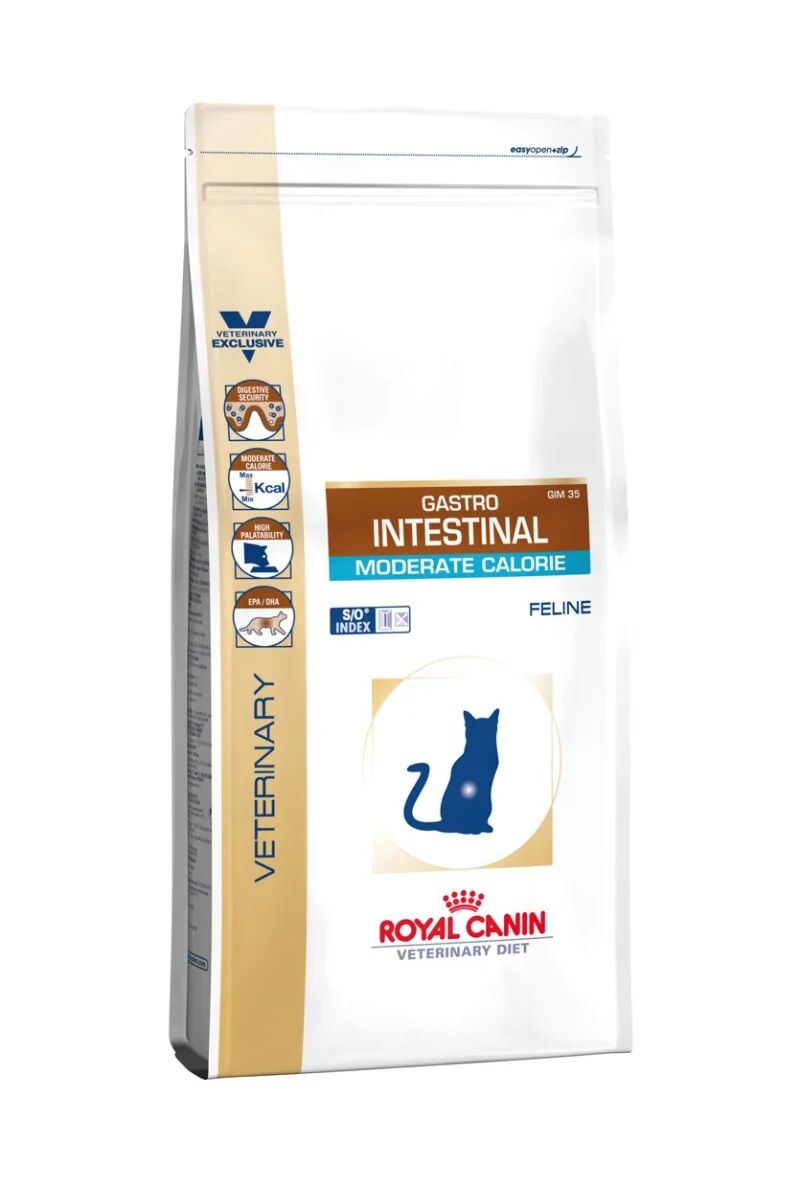 Pienso Premium Gato Royal Vet Feline Gastro Intestinal Moderate 4Kg - ROYALCANIN