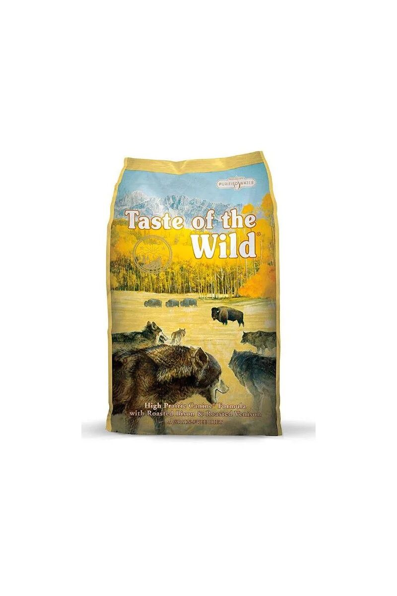 Proteinas Premium Perro Taste Canine Adult High Prairie Bisonte 12,2Kg - Taste of the Wild