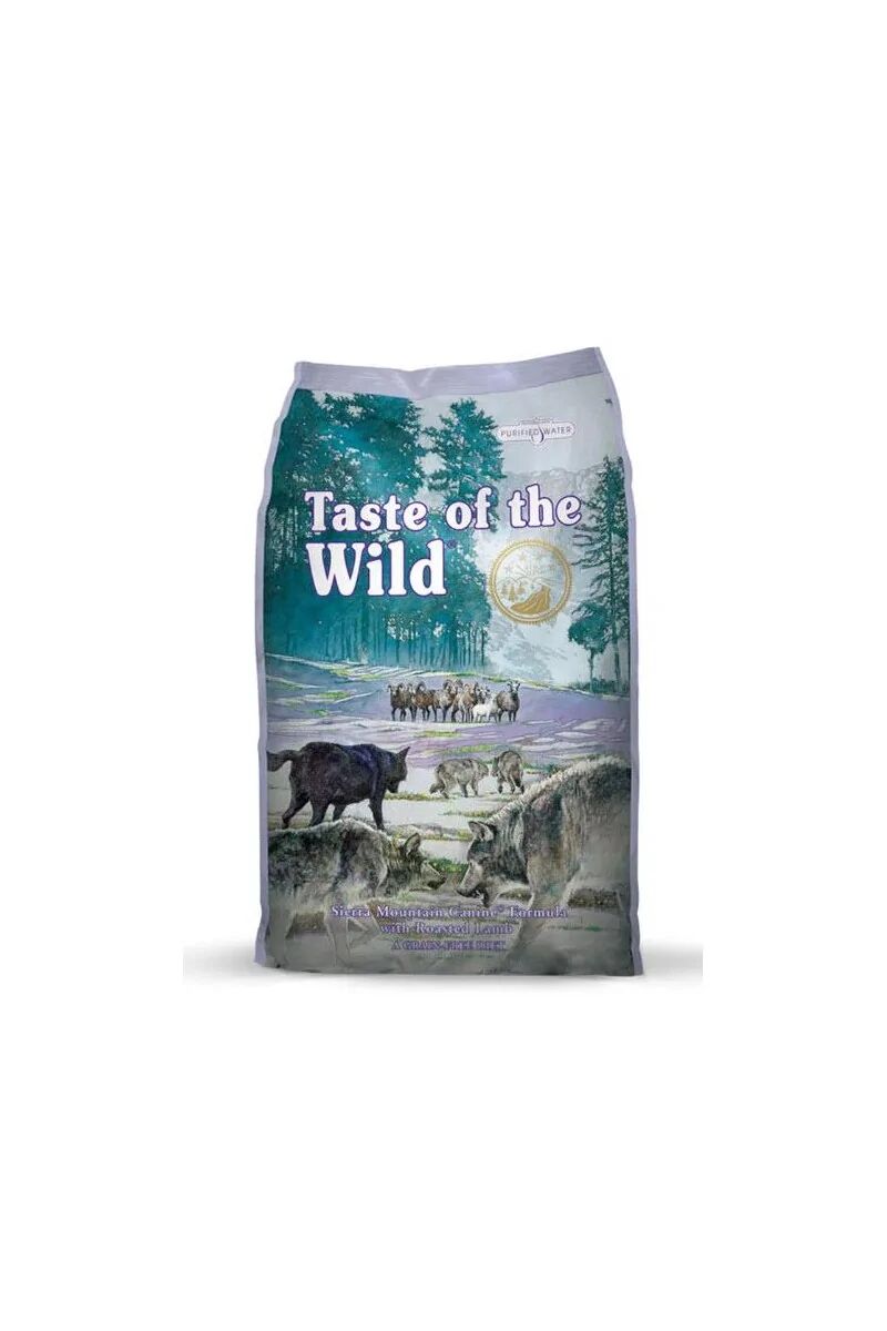 Proteinas Premium Perro Taste Canine Adult Sierra Mountain Cordero 12,2Kg - Taste of the Wild