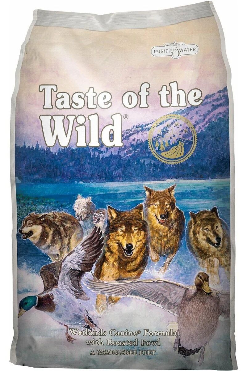 Proteinas Premium Perro Taste Canine Adult Wetlands Pato Codorniz 2Kg - Taste of the Wild