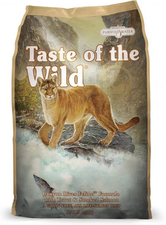 Proteinas Premium Gato Taste Feline Adult Canyon River Trucha 6,6Kg - Taste of the Wild