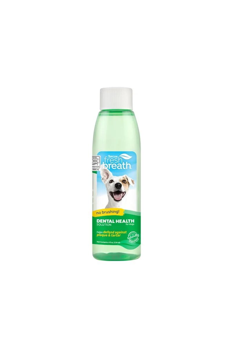 Higiene Tropiclean Fresh Breath Solucion Higiene Dental Perros 473Ml - TROPICLEAN