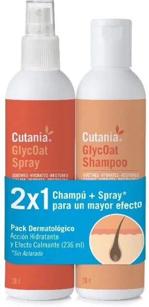 Cutania Glycoat Pack Champu 236Ml+Spray 236Ml - VETNOVA