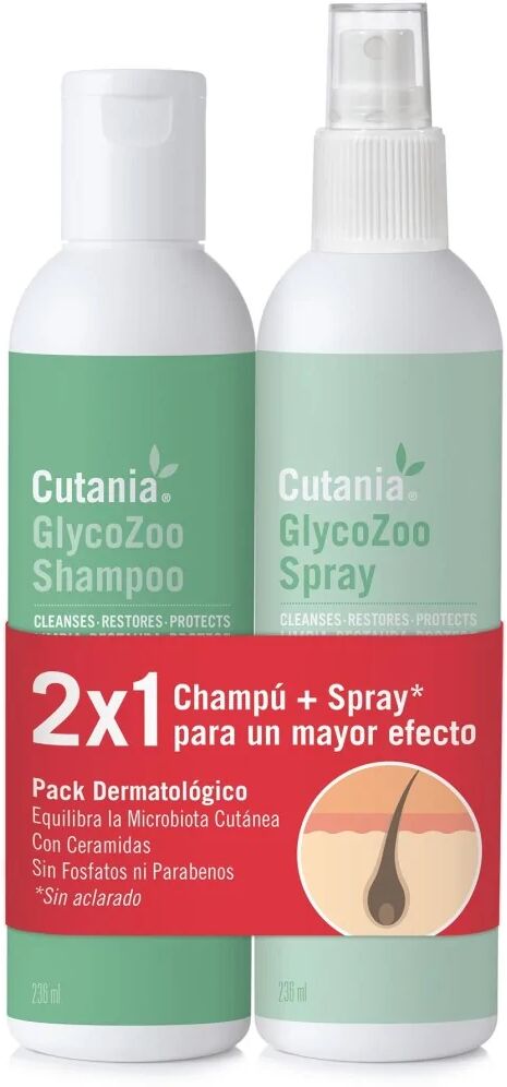 Cutania Glycozoo Pack Champu 355Ml+Spray 236Ml - VETNOVA