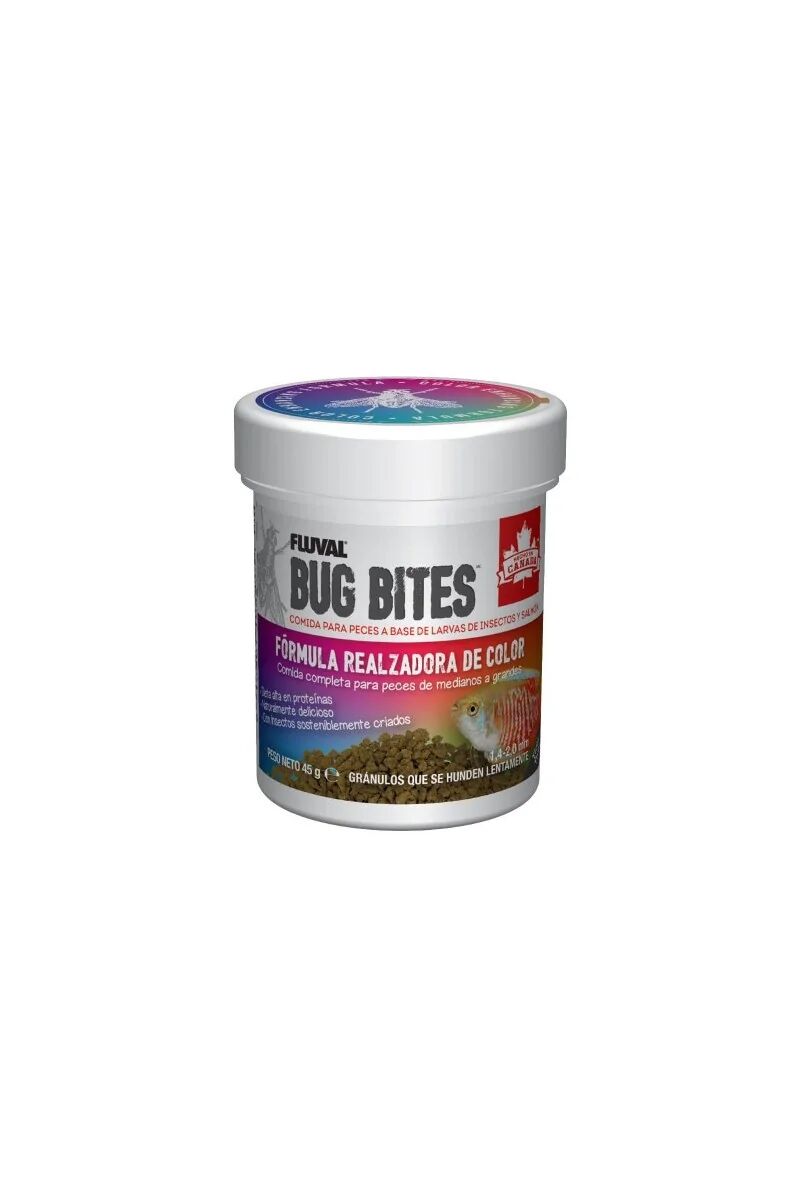 Comida Gránulos Peces Fluval Bug Bites Color Gránulos 45g Gránulos - FLUVAL