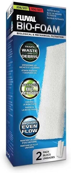 Filtros Acuarío Fluval Bio-Foam 207/307 2Uds - FLUVAL