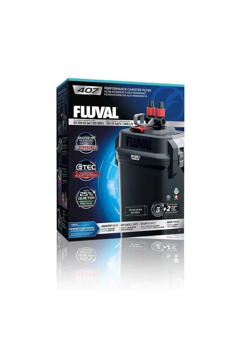 Filtros Acuarío Fluval Filtro Externo 407 500L - FLUVAL