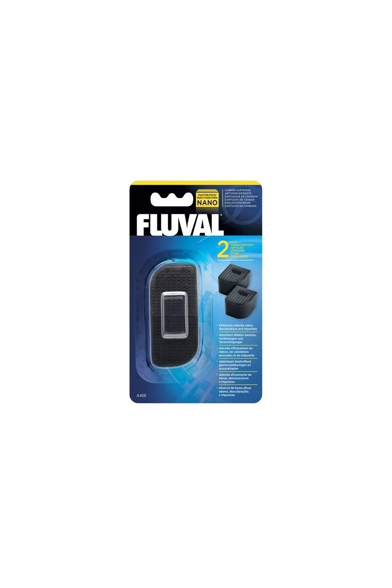Filtros Acuarío Fluval Nano Carbón Activado 2Uds - FLUVAL