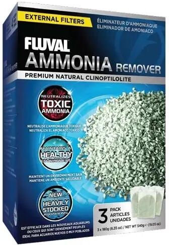 Filtros Acuario Fluval Eliminador De Amoniaco 540G 3X180G - FLUVAL