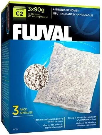 Filtros Acuario Fluval Eliminador Amoniaco C2 3Uds - FLUVAL