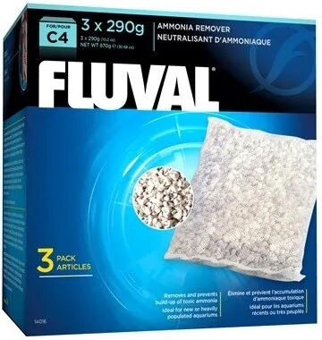 Filtros Acuario Fluval Eliminador Amoniaco C4 3Uds - FLUVAL