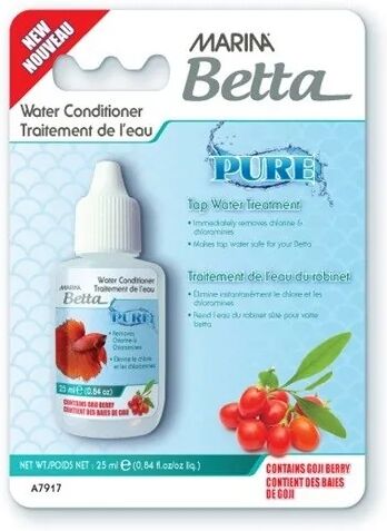 Acuario Bettas Marina Betta Pure Acondicionador 25Ml 2,5x10x14 - MARINA