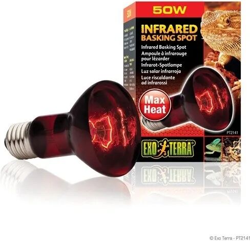 Iluminación Reptiles Exo Terra Infrared Basking Spot 50W - EXO TERRA