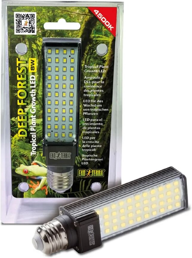 Iluminación Reptiles Exo Terra Bombilla Led 8W Forest Tropical 4500K - EXO TERRA