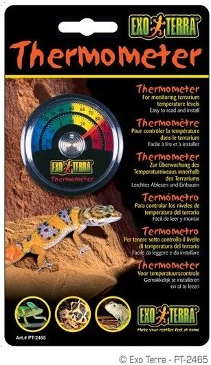 Medición Reptiles Exo Terra Termómetro Analógico Redondo - EXO TERRA