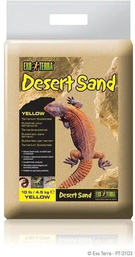 Sustratos Reptiles Exo Terra Arena Del Desierto Amarilla 4,5 Kg - EXO TERRA