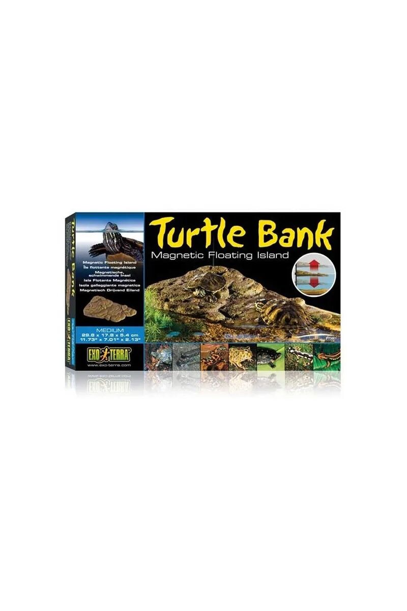 Accesorios Tortugas Reptiles Exo Terra Turtle Bank Isla Magnética M - EXO TERRA