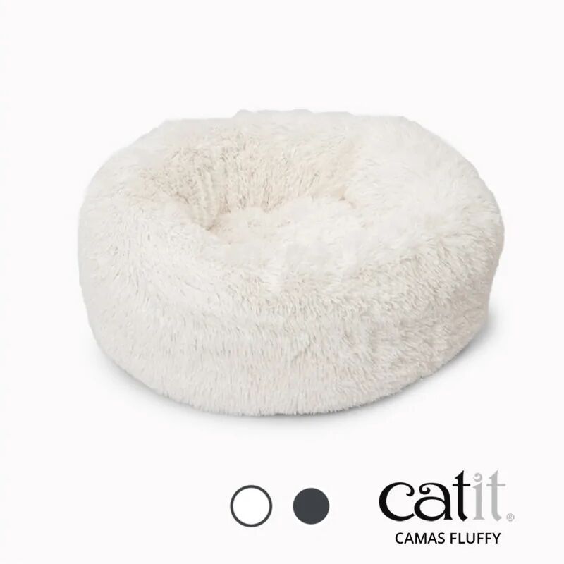 Camas Para Gatos Catit Cama Fluffy Blanca 60x60x20 - CATIT