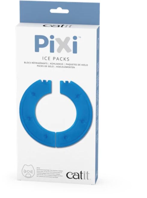 Comederos Y Bebederos Gatos Catit Pixi Packs Frío Com. Int. 6 Raciones 2Uds - CATIT