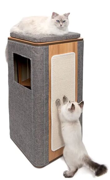 Rascadores Gatos Catit Vesper Cubo Tower Gris - CATIT