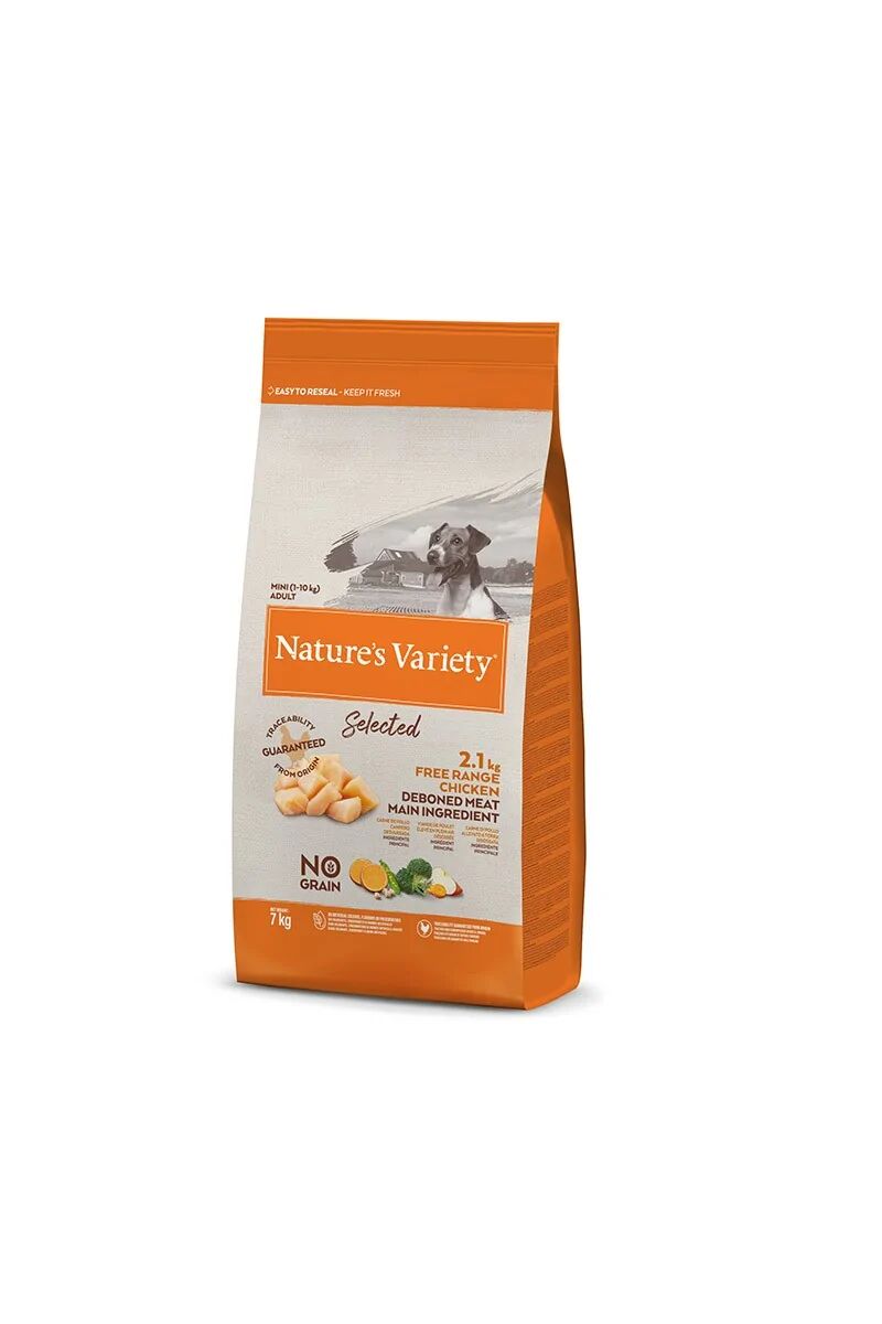 Saco Natural Perro NatureS V Select Canine Adult Mini Pollo 7Kg - Natures Variety