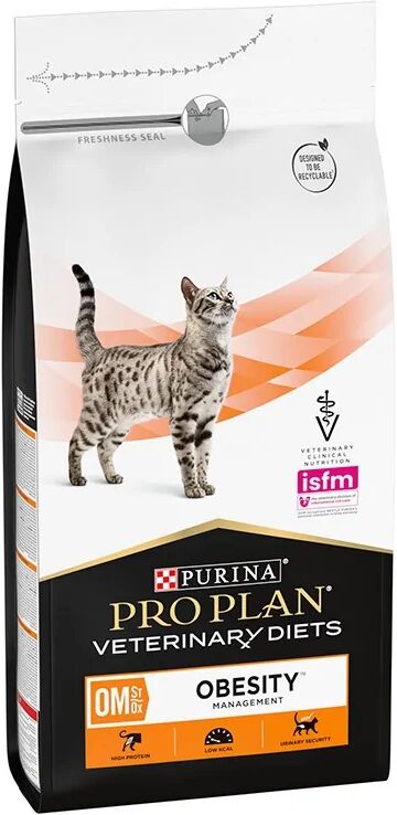 Saco Dieta Natural Gato Pro Plan Vet Feline Om Obesity Management 1,5Kg - PURINA