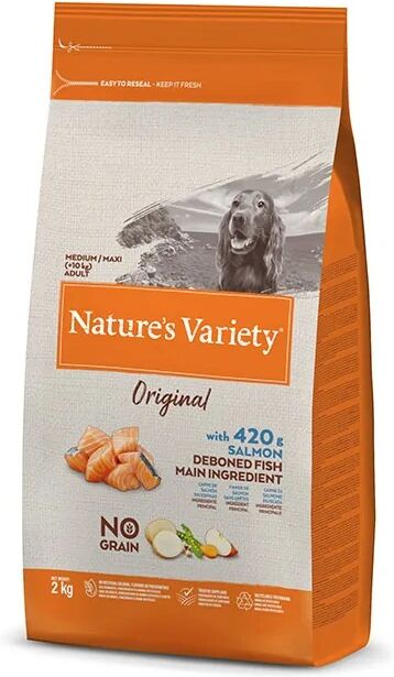 Pienso 2Kg Natural Perro Adulto NatureS V Original Salmón - Natures Variety